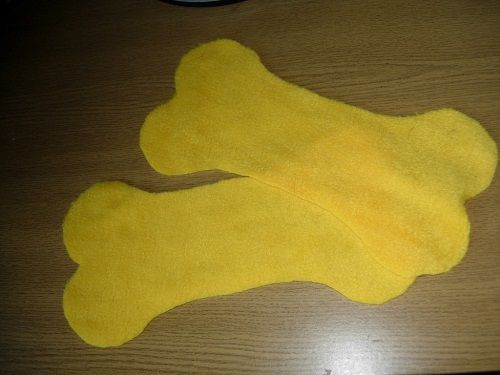 Косточка из флиса для щенков