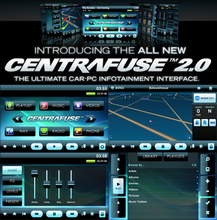 x86-PC в автомобиле Centrafuse_V2_0