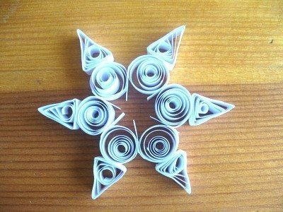 Снежинка на Новый Год своими руками