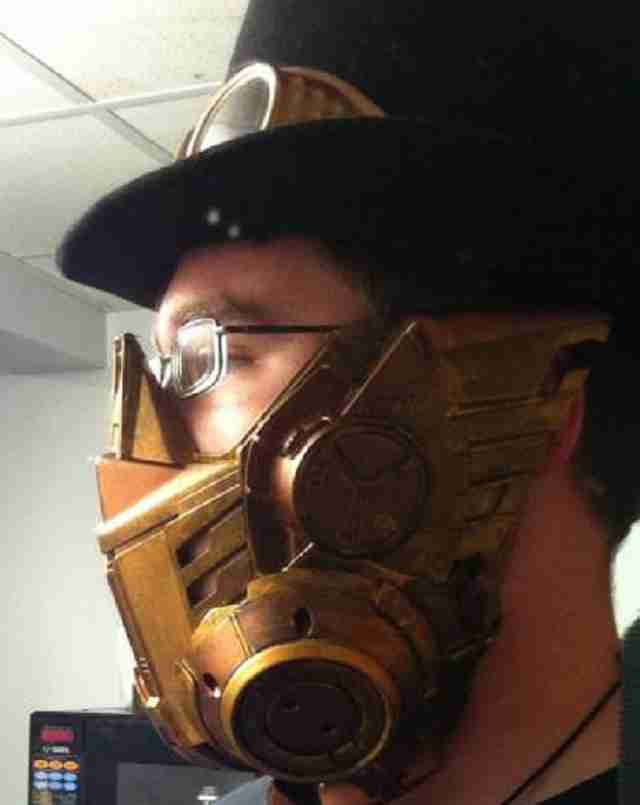 Киберпанк противогаз