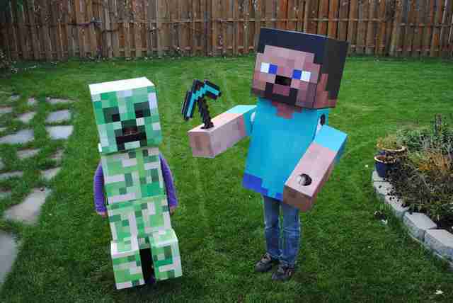 Костюм из Minecraft