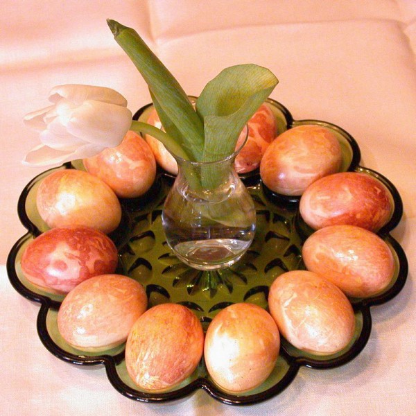Крашенки в луковой шелухе своими руками Onion Skin Easter Eggs