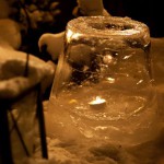 Ледяные подсвечники своими руками