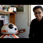 Самодельный дроид BB8, управляемый со смартфона