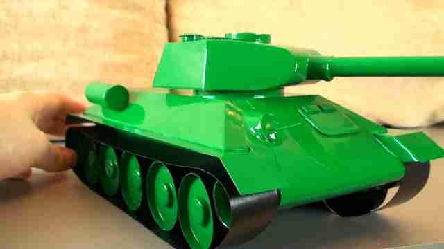 Делаем модель танка Т-34-85 своими руками