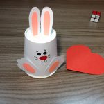 Валентинка из бумажного стаканчика своими руками