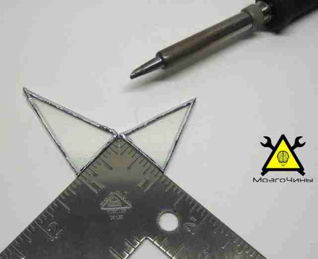 Как сделать стеклянную звезду своими руками