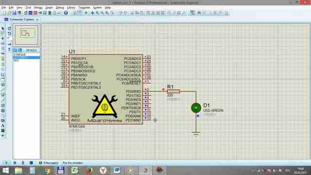 Программирование AVR урок 2 — включаем светодиод