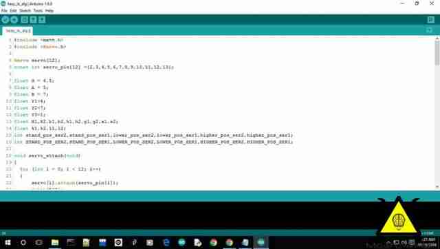 Четвероногий робот на базе Arduino