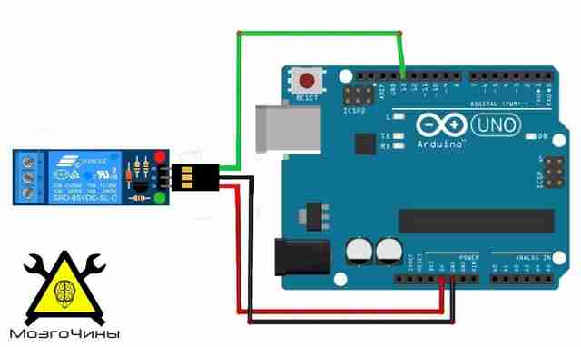 Программирование Arduino урок 10 — подключение реле