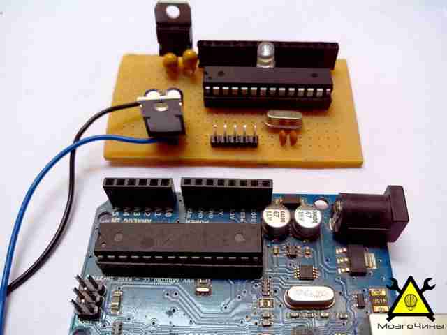 Изготавливаем самодельную плату Arduino своими руками