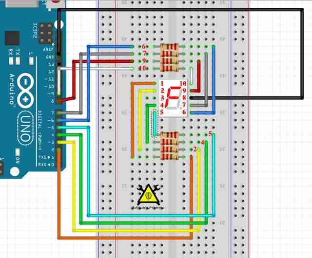 Программирование Arduino урок 12 — семисегментный индикатор часть 1 Программирование Arduino урок 12 — семисегментный индикатор часть 1