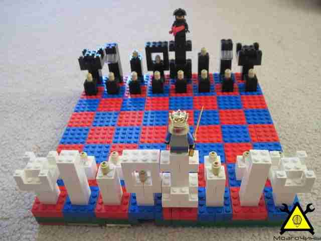 Как сделать шахматы из конструктора Lego своими руками
