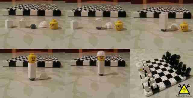 Как сделать шахматы из конструктора Lego своими руками