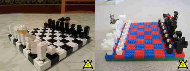 Как сделать шахматы из конструктора Lego своими руками