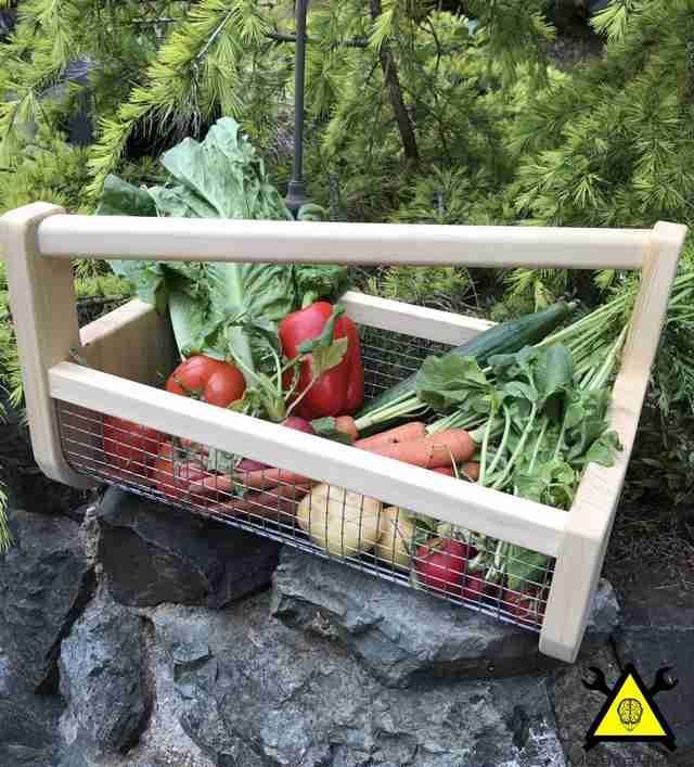 Садовая корзина своими руками