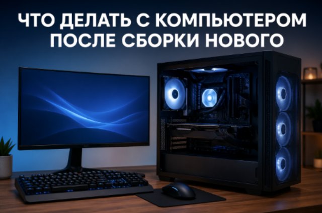 Что делать с компьютером после сборки нового Что делать с компьютером после сборки нового